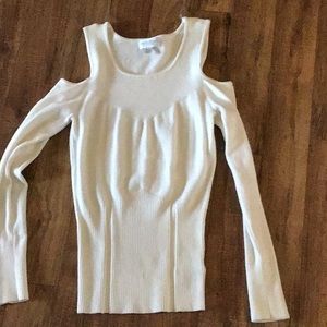 Cold shoulder sweater